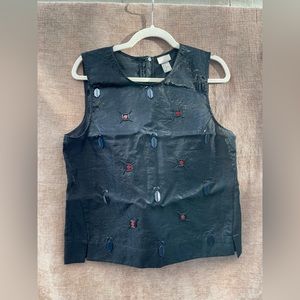 H&M black sleeveless top